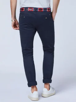 Polo Sylt Herren Chino in marine blau - Länge: lang