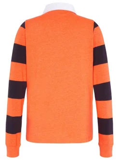 Polo Sylt Jungen Longsleeve in orange - Ärmel: kurzarm