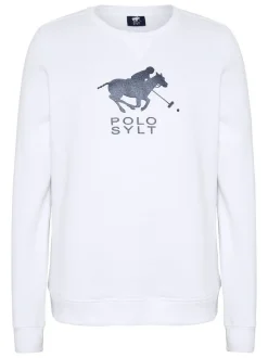 Polo Sylt Mädchen Sweatshirt in weiß blau