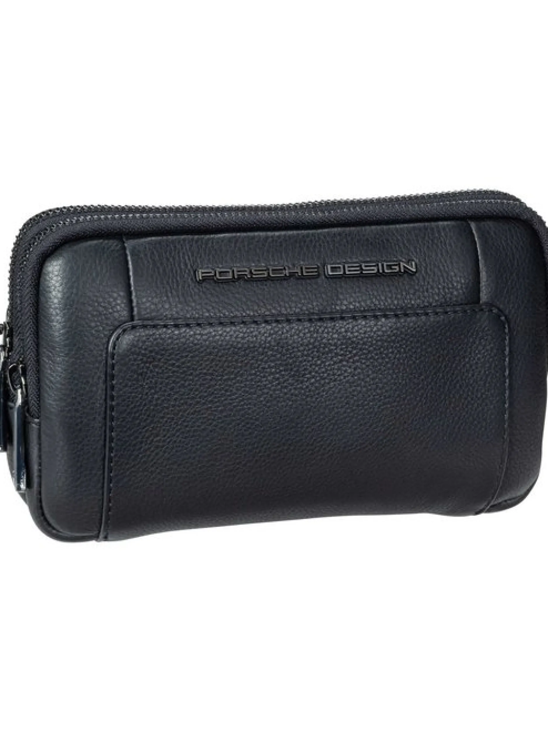Porsche Design Herren Rucksack - Roadster Leather Travel Pouch in schwarz