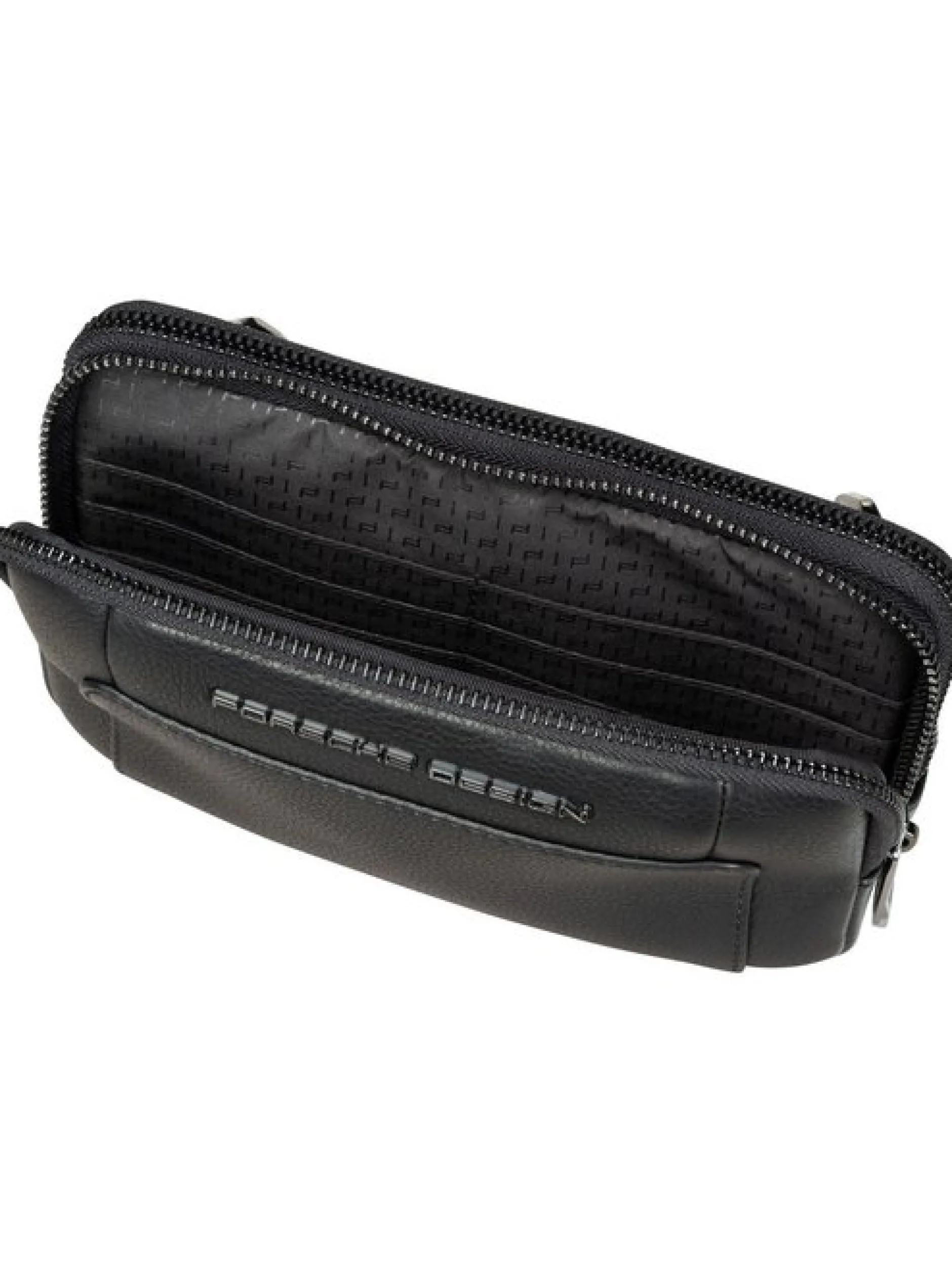 Porsche Design Herren Rucksack - Roadster Leather Travel Pouch in schwarz