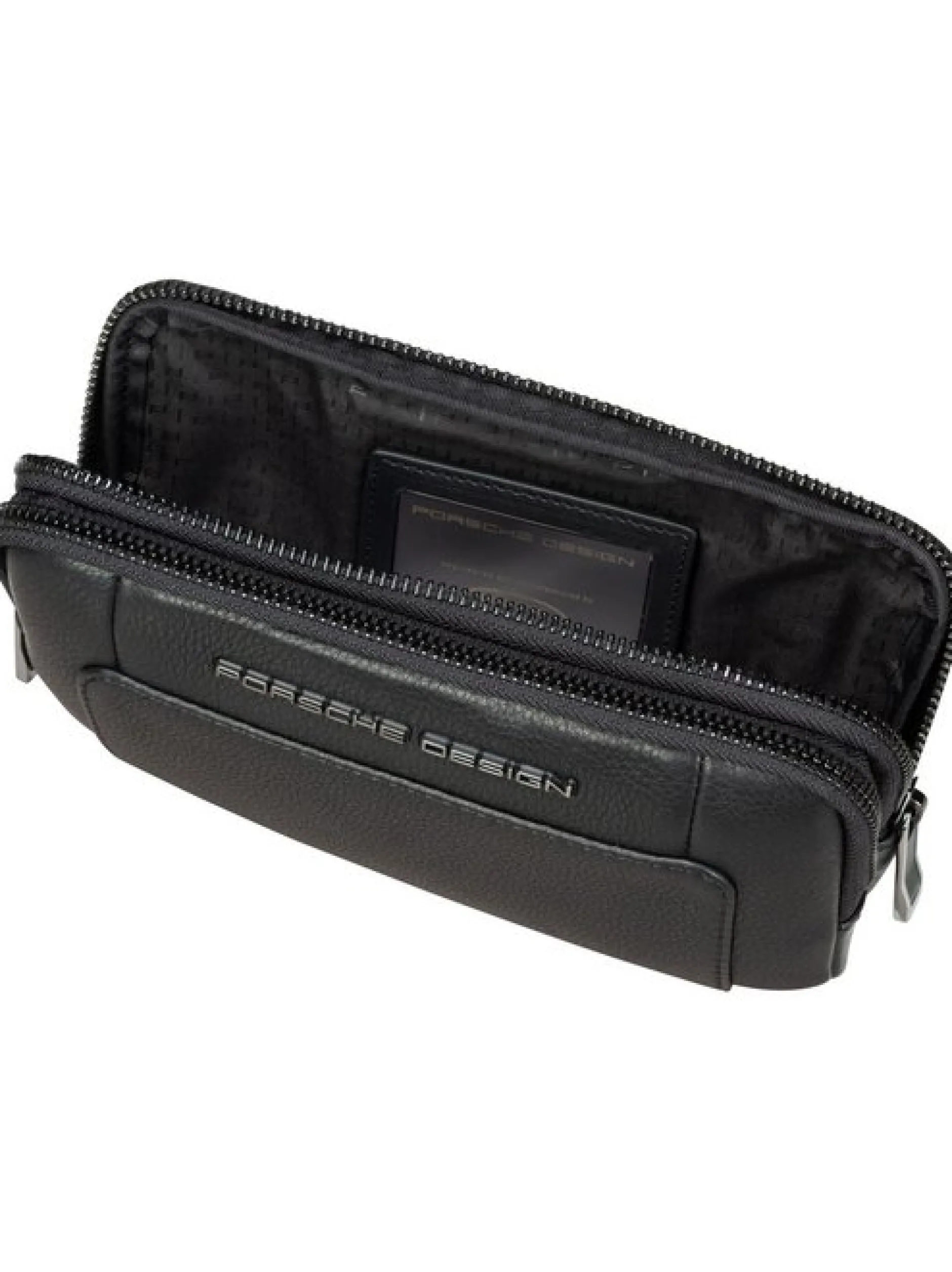Porsche Design Herren Rucksack - Roadster Leather Travel Pouch in schwarz