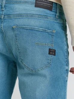 11 Project Herren Gerade Jeans - PRVerner in light stone