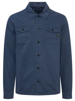 11 Project Herren Langarmhemd - PRJohann in blau