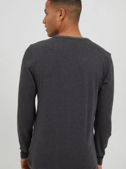 11 Project Herren Langarmshirt - PRVenko in anthrazit