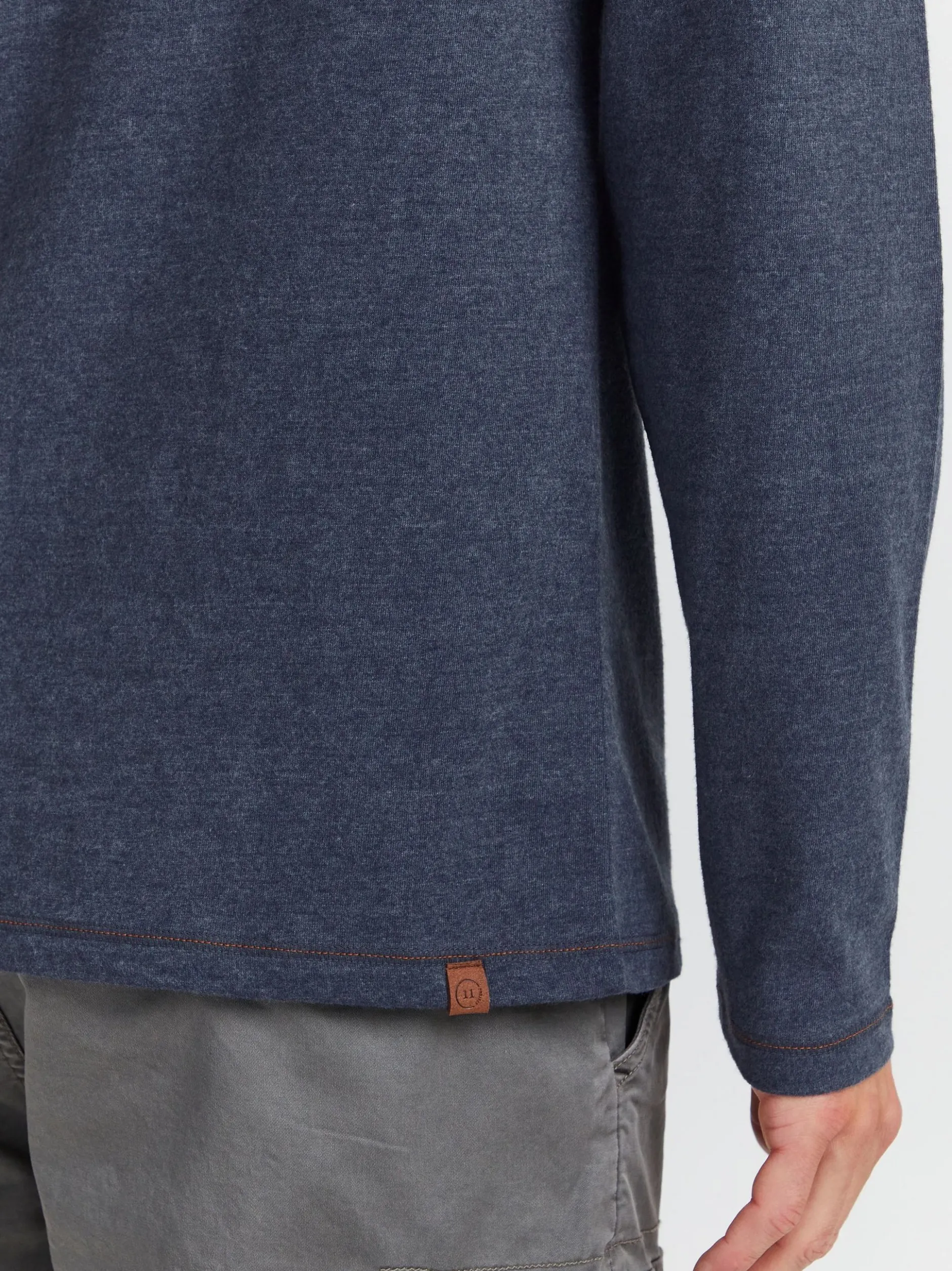 11 Project Herren Langarmshirt - PRBonso in blau