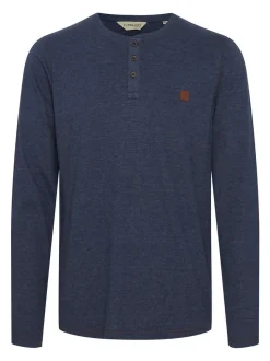 11 Project Herren Langarmshirt - PRBonso in blau