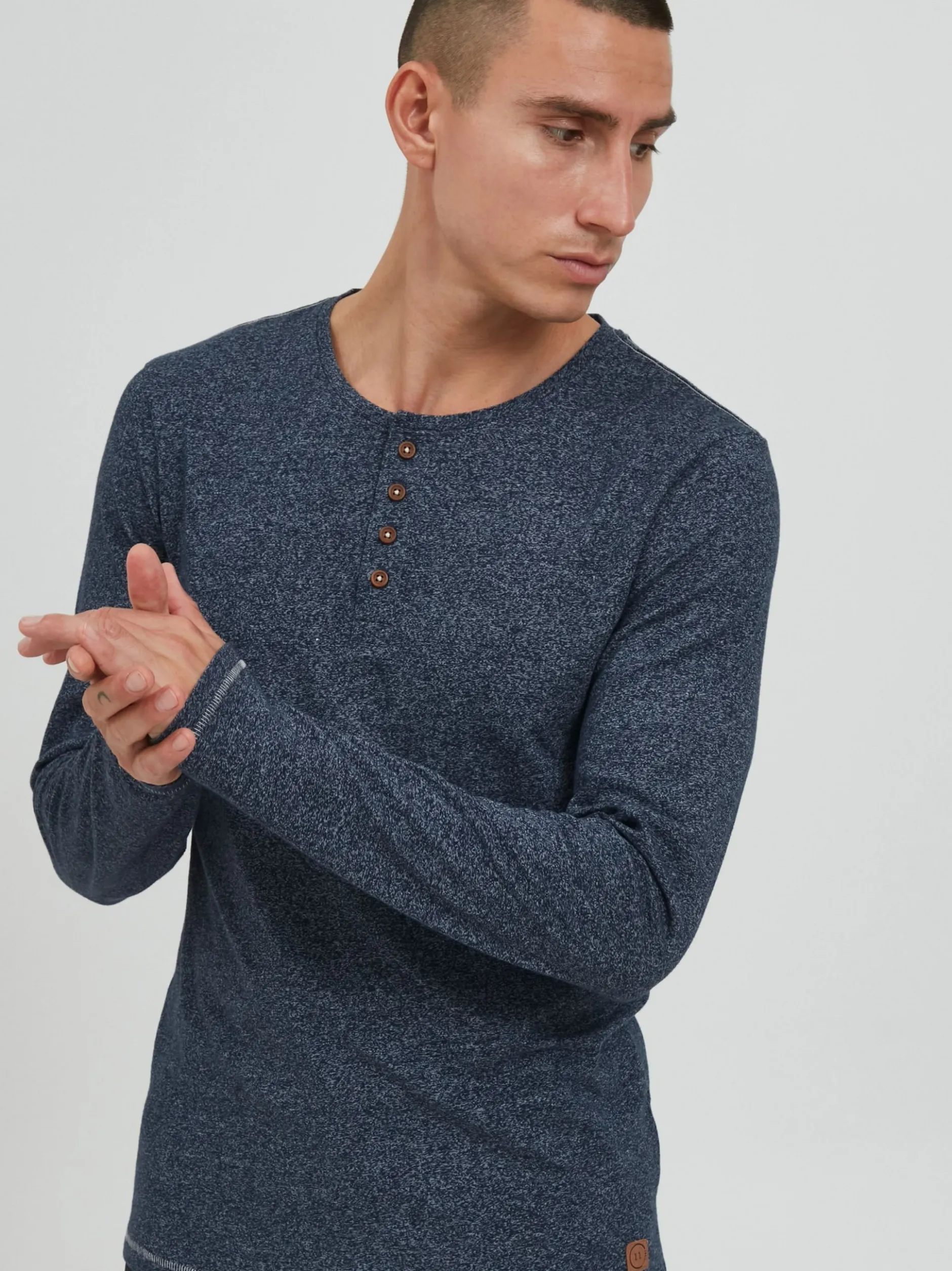 11 Project Herren Longsleeve - PRSievert in blau