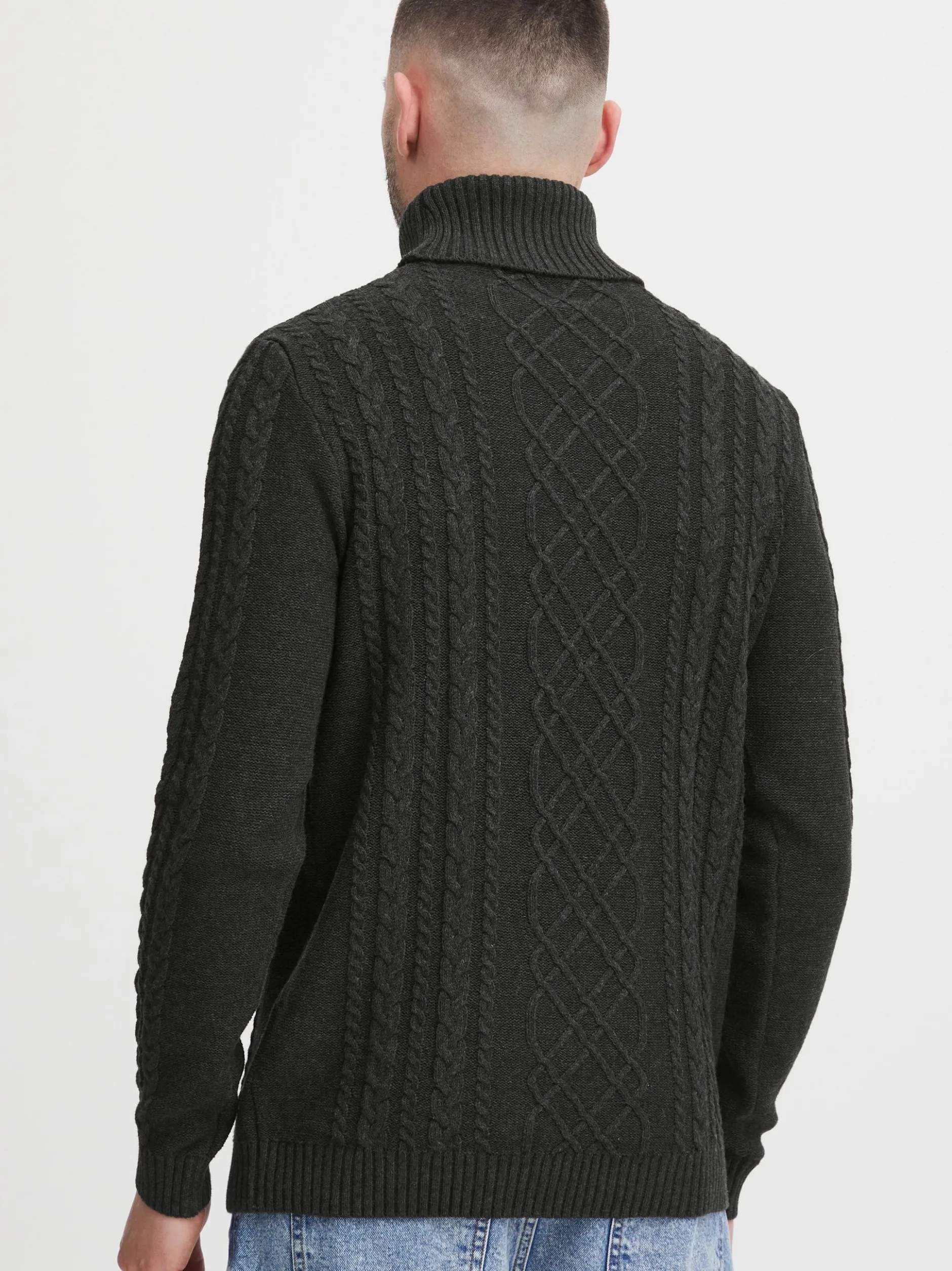 11 Project Herren Rollkragenpullover - PRJamelio in grau