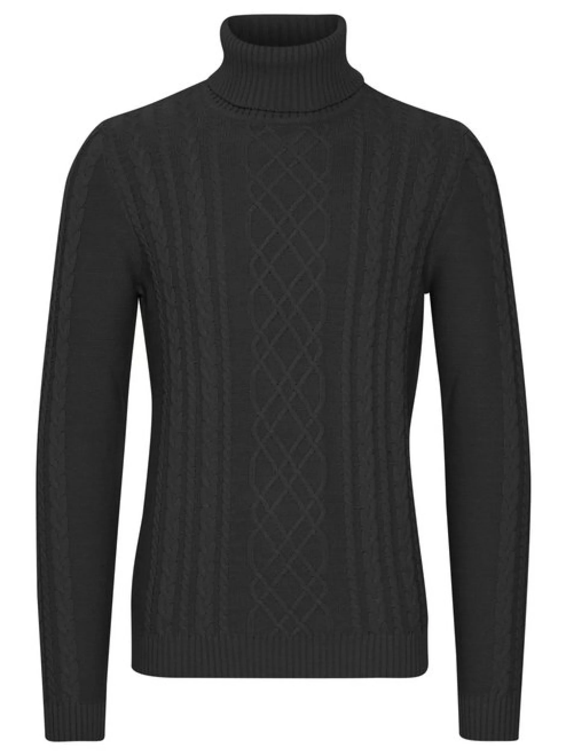 11 Project Herren Rollkragenpullover - PRJamelio in grau