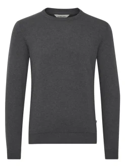 11 Project Herren Rundhalspullover - PRMelvin in grau