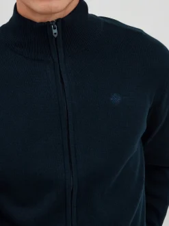11 Project Herren Strickjacke - PRSandor in blau