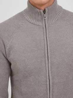 11 Project Herren Strickjacke - PRSteffan in grau