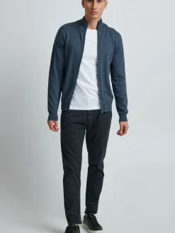11 Project Herren Strickjacke - PRMelker in blau