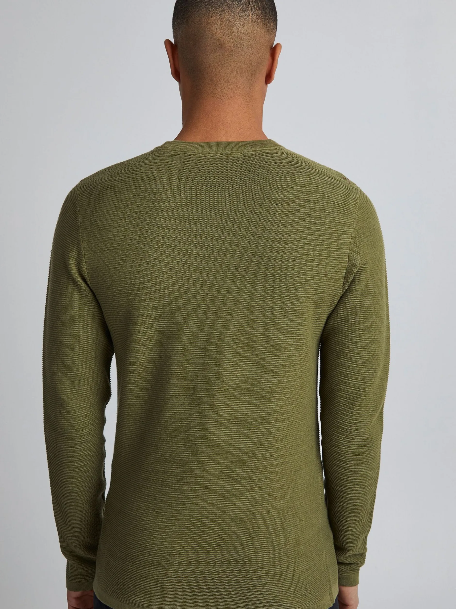 11 Project Herren Strickpullover - PRFrode in grün