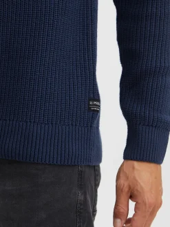 11 Project Herren Strickpullover - PRAdam in blau