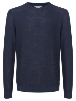 11 Project Herren Strickpullover - PRTill in blau