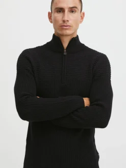 11 Project Herren Strickpullover - PRAdam in schwarz