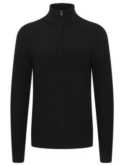 11 Project Herren Strickpullover - PRAdam in schwarz