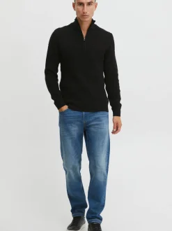 11 Project Herren Strickpullover - PRAdam in schwarz