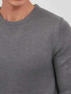 11 Project Herren Strickpullover - PRNoel in grau