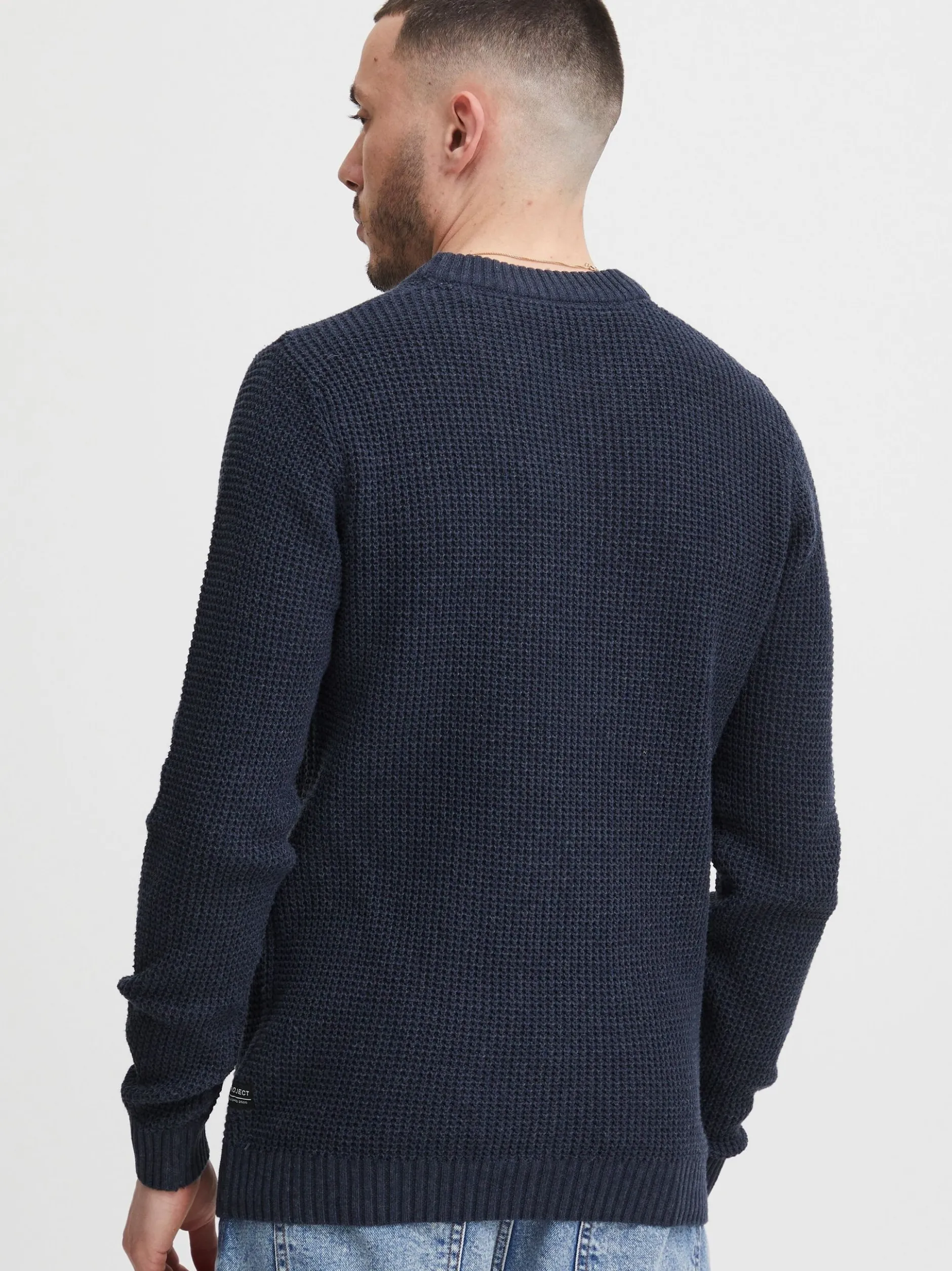 11 Project Herren Strickpullover - PRKimmich in blau