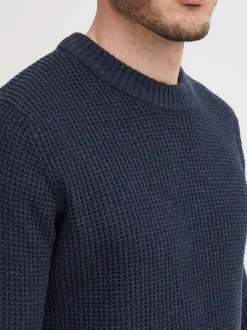 11 Project Herren Strickpullover - PRKimmich in blau