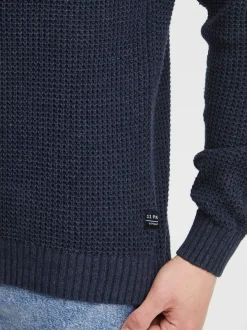 11 Project Herren Strickpullover - PRKimmich in blau