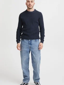 11 Project Herren Strickpullover - PRKimmich in blau