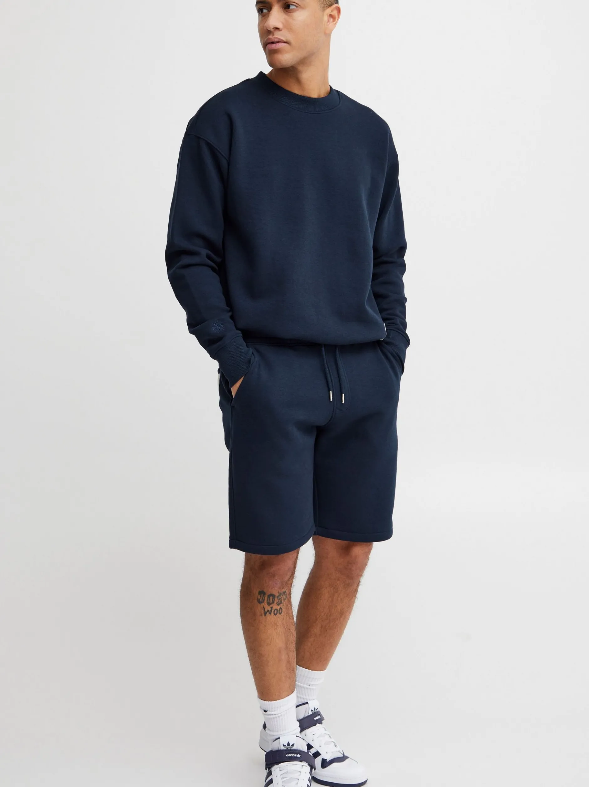 11 Project Herren Sweatshorts - PRAndri in blau