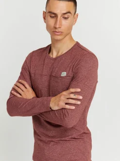 11 Project Herren T-Shirt - PRSantosa in rot