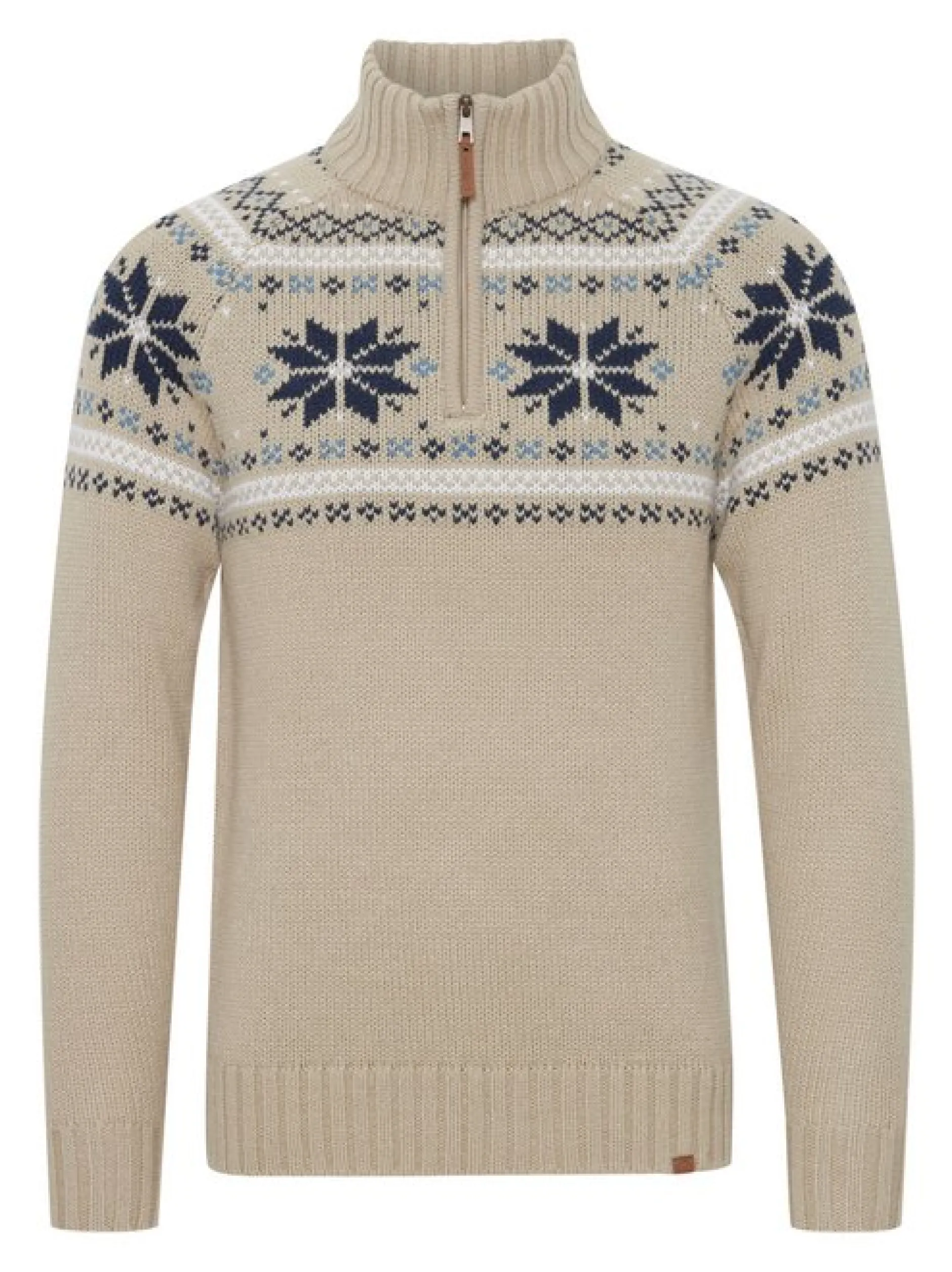 11 Project Herren Weihnachtspullover - PRTim in beige
