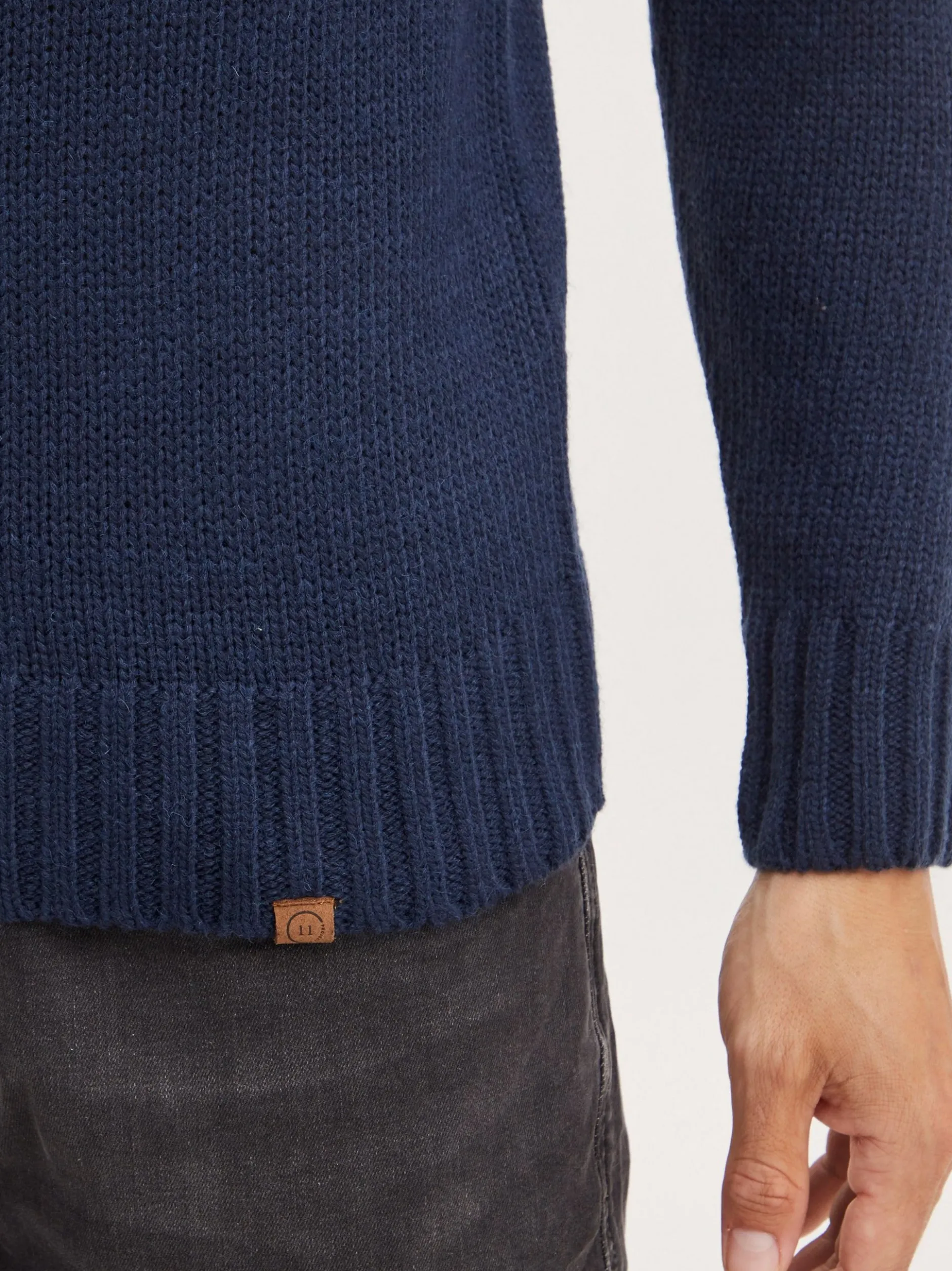 11 Project Herren Weihnachtspullover - PRTim in blau