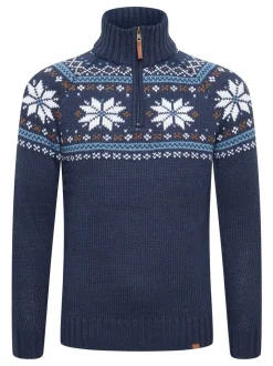 11 Project Herren Weihnachtspullover - PRTim in blau