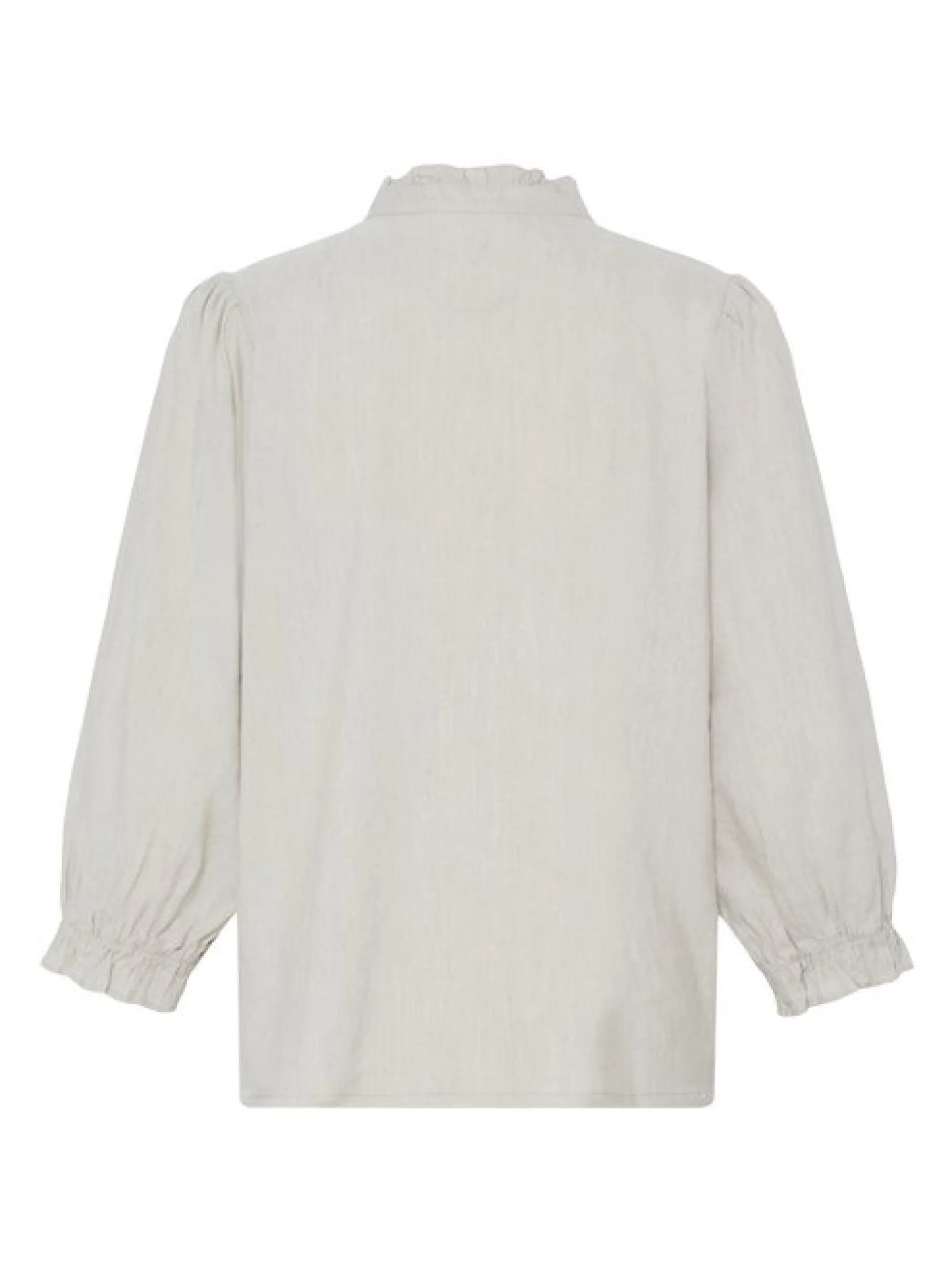 PULZ Jeans Damen Bluse PZLUCA in beige