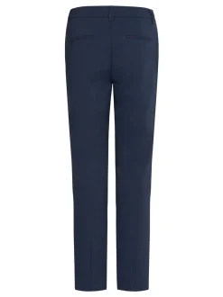 PULZ Jeans Damen Casual Hose PZBINDY Hohe Taille in marine