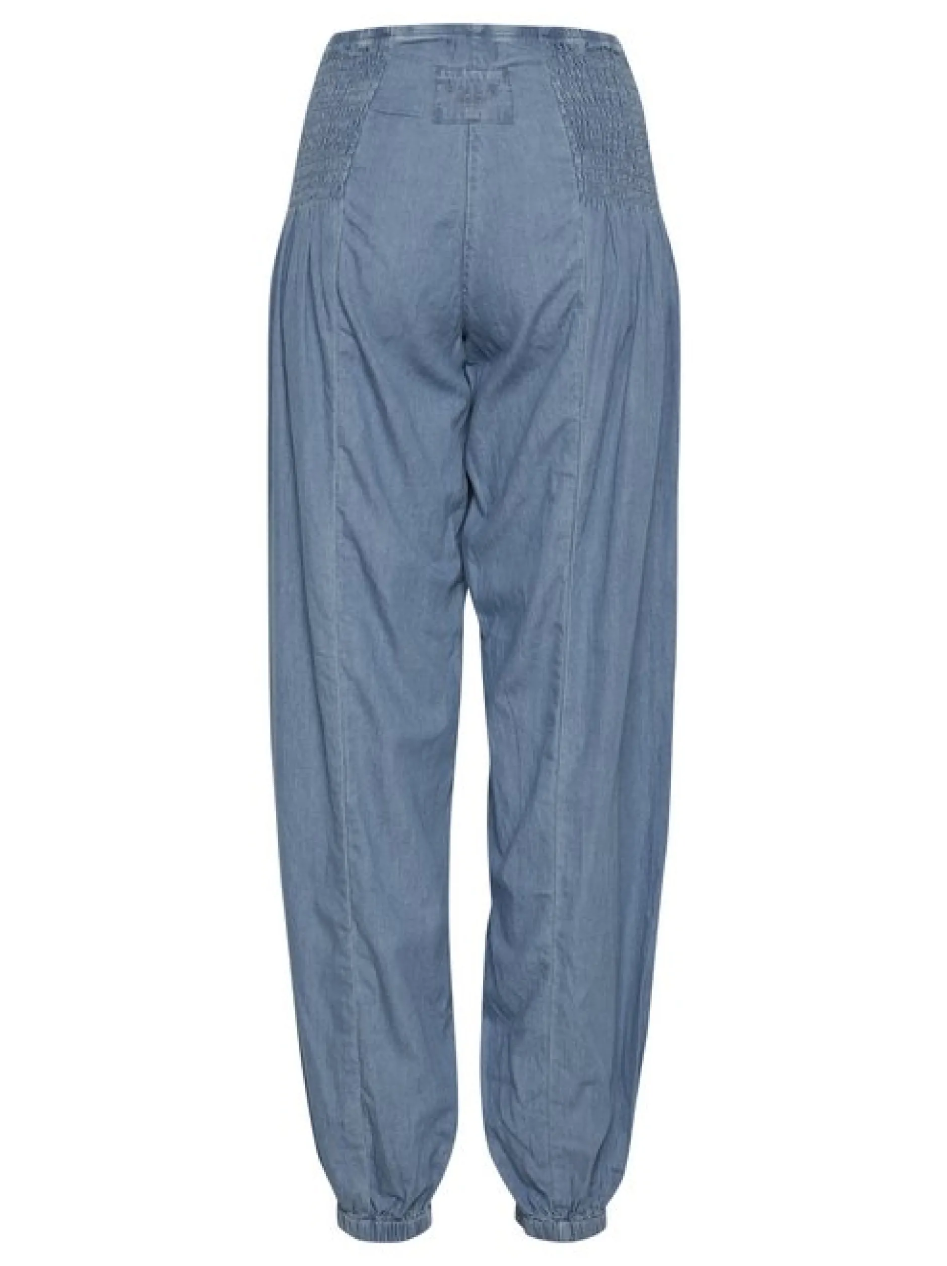 PULZ Jeans Damen Casual Hose PZJILL Elastische Taille in hellblau
