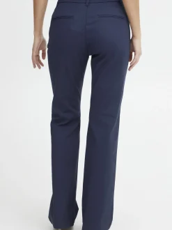 PULZ Jeans Damen Casual PZBINDY Hohe Taille in marine