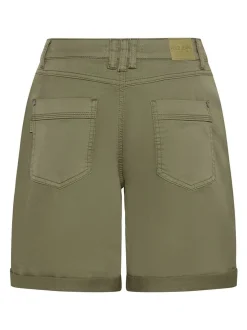 PULZ Jeans Damen Casual PZEVELYN Normale Passform in oliv