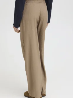 PULZ Jeans Damen Casual PZLUCA Hohe Taille in nougat