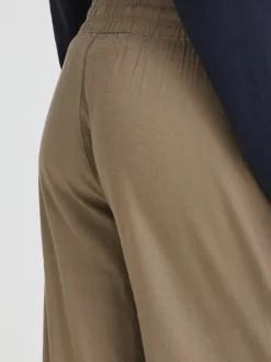 PULZ Jeans Damen Casual PZLUCA Hohe Taille in nougat