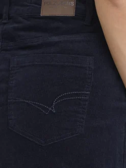 PULZ Jeans Damen Casual PZSALLY Hohe Taille in marine