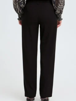 PULZ Jeans Damen Freizeithose PZLEONORA in schwarz
