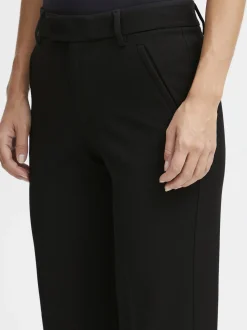 PULZ Jeans Damen Freizeithose PZLEONORA in schwarz