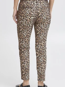 PULZ Jeans Damen Hose PZBINDY in braun