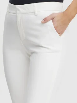 PULZ Jeans Damen Hose PZBINDY in weiß