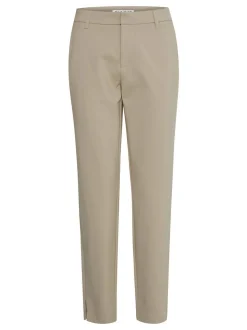 PULZ Jeans Damen Hose PZBINDY in beige