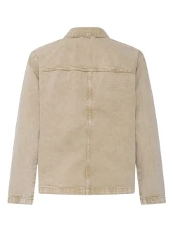 PULZ Jeans Damen Jeansjacke PZGIANNI in beige