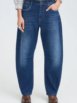 PULZ Jeans Damen Jeans PZANNI in medium stone denim