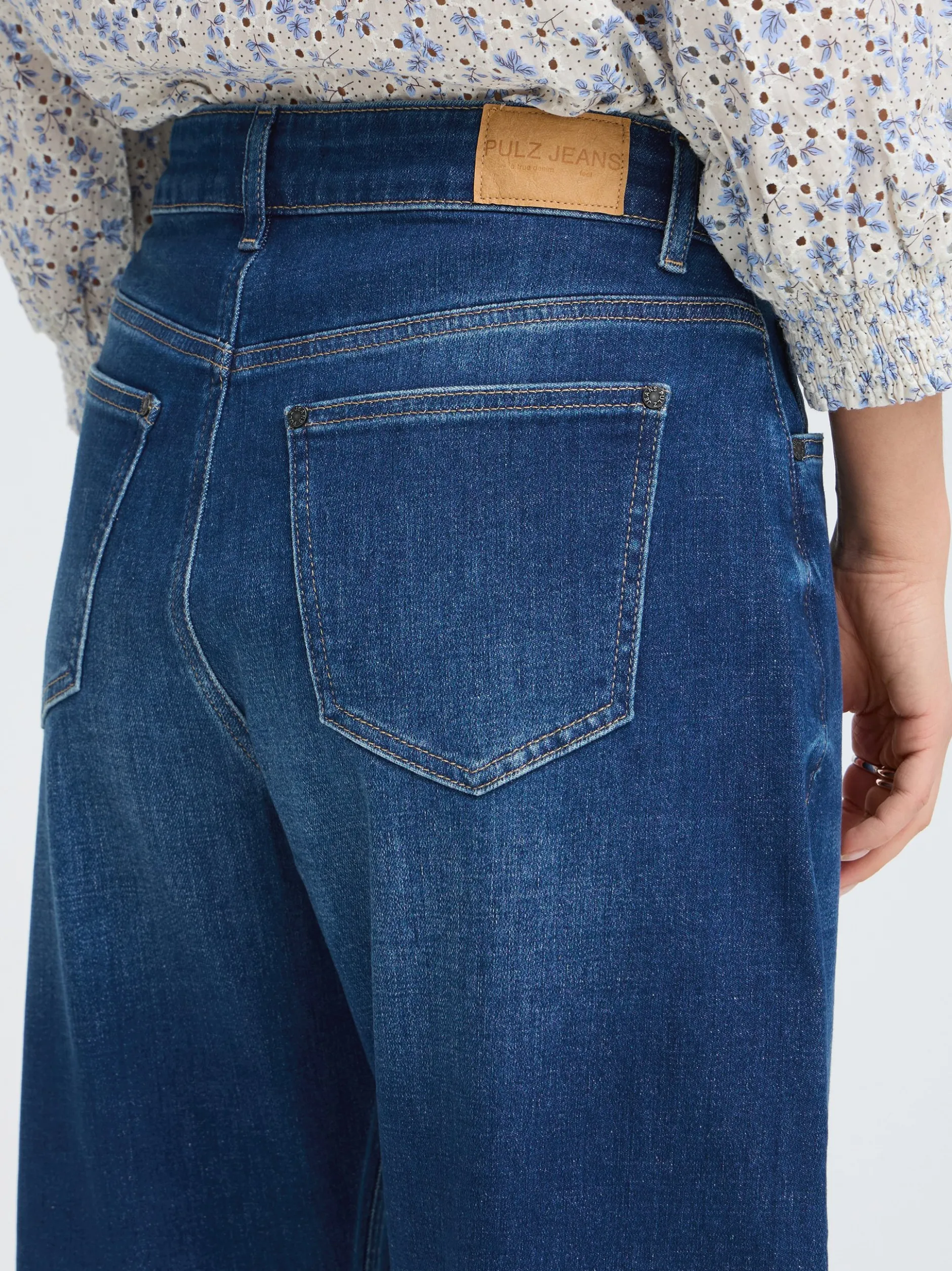 PULZ Jeans Damen Jeans PZANNI in medium stone denim